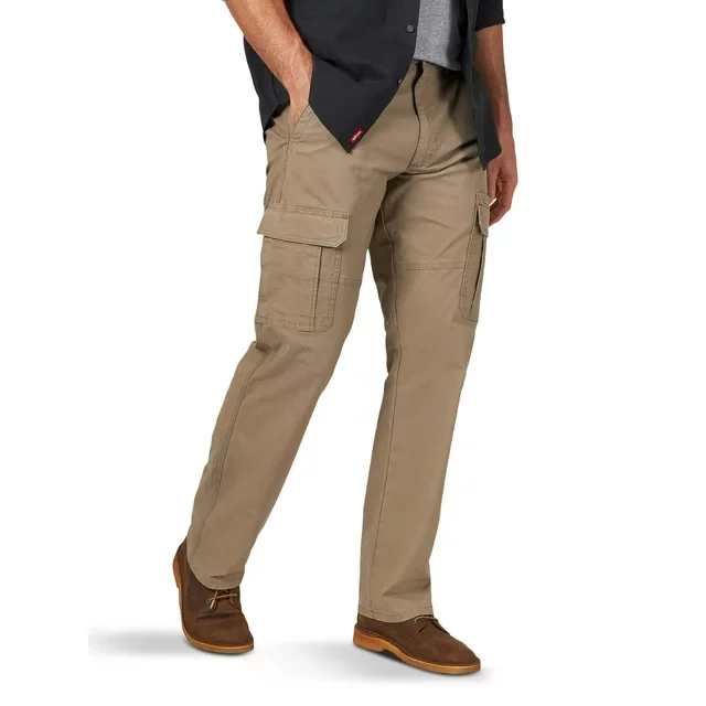 Wrangler Men's and Big Men's Relaxed Fit Cargo Pants With Stretch